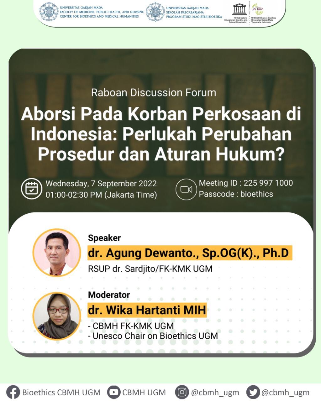 Aborsi Pada Korban Perkosaan Di Indonesia: Perlukah Perubahan Prosedur ...